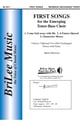 First Songs for the Emerging Tenor-Bass Choir Unison/Two-Part choral sheet music cover